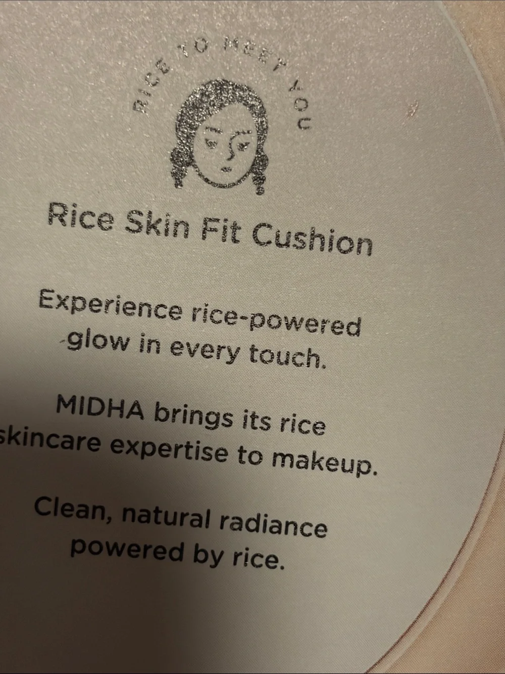 MIDHA Rice Skin Fit Caushion N23 sand swatched once